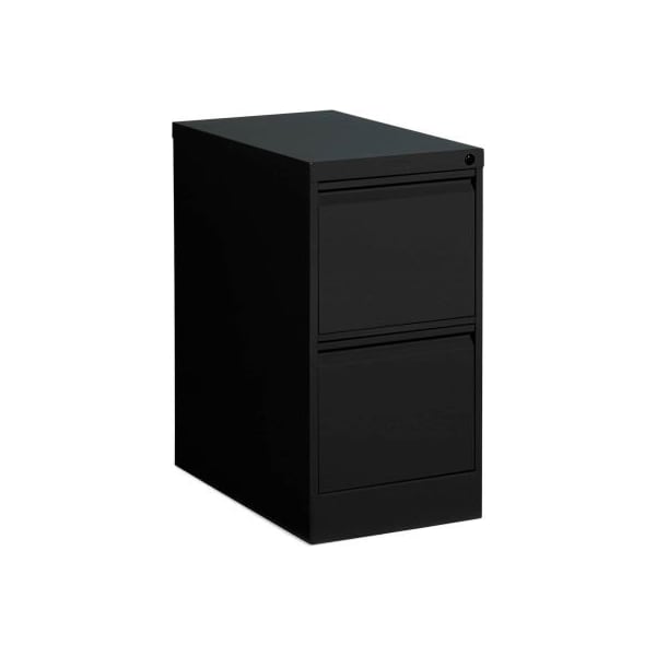 Gec Global 1900 Series Freestanding File/File Pedestal 15"W x 22-5/8"D x 27-5/8"H Black 19FP23FF-BLK - main